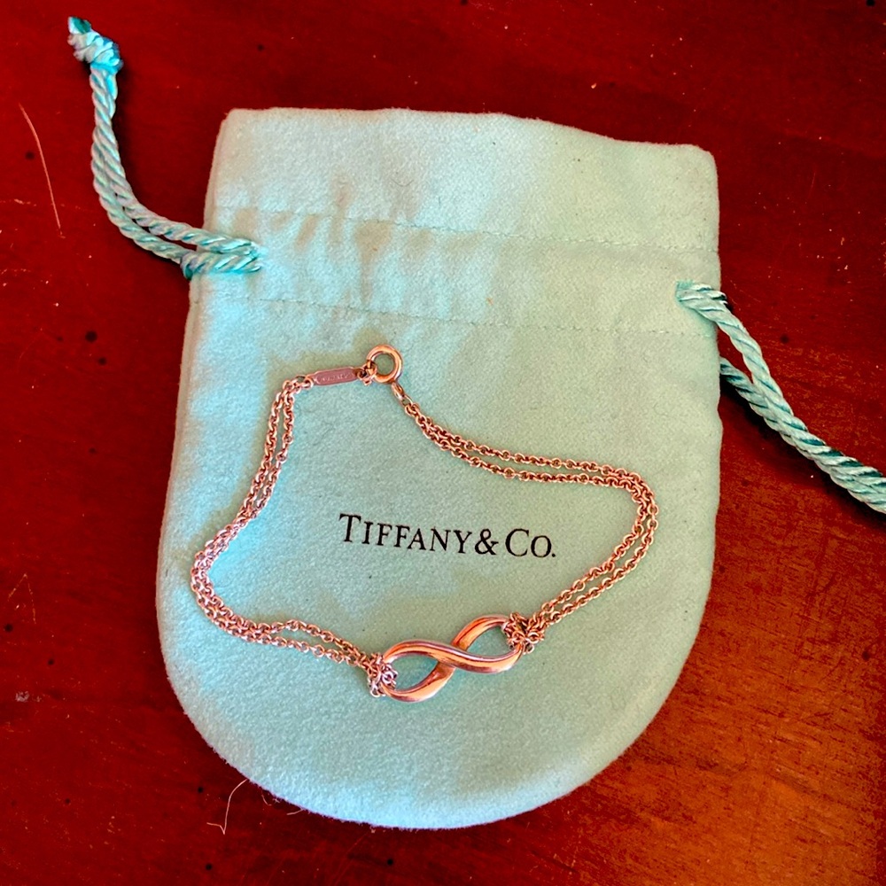 Tiffany & Co. 925 Sterling Silver Infinity Bracelet